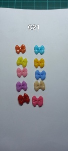 Nasturi Papioane/Fundite Colorate Plastic Set 5 bucati C21 - Img 2