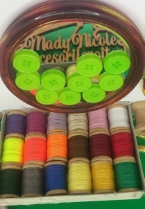 Nasturi Plastic 20 mm Set 10 bucati C17 Verde - Img 2