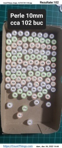 Perle pentru cusut Ivory Dimensiune 10 mm Punga cca 50 gr - Img 3