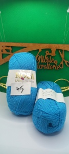 Rosa Sara Super Perle Cod 45 Bleu Pachet 5 bobine - Img 2