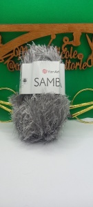 Samba Yarn Art Fir efect tip blanita, Cod 3318 Gri - Img 2