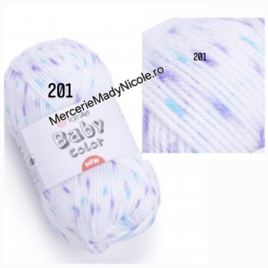 YarnArt Baby Color Cod 201 150m/50gr Pachet 5 bobine - Img 1