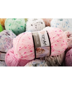 YarnArt Baby Color Cod 204 150m/50gr Pachet 5 bobine - Img 4
