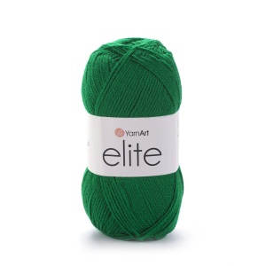 YarnArt Elite Pret 9 lei Bobina ,DOAR la Pachet 5 bobine Cod 846 Verde