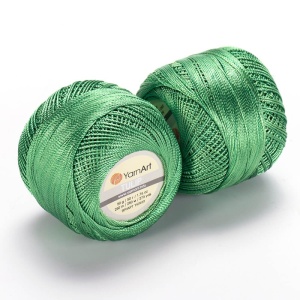 YarnArt Tulip microfibra, moale, lucios Cod 481 Verde