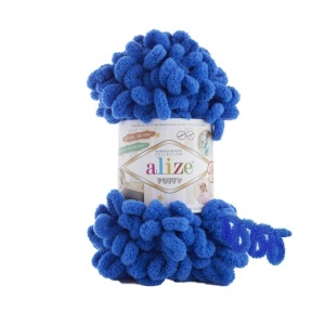 Alize Puffy Pachet 5 bobine Bobina 100gr/9metri Albastru Cod 141 - Img 4