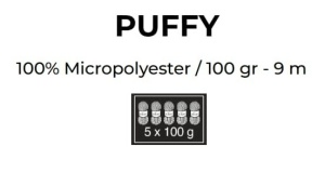 Alize Puffy Pachet 5 bobine Bobina 100gr/9metri Maro Cod 321 - Img 2