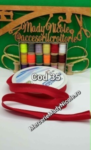 Banda bie bumbac latime 20 mm Cod 35 Cupon 5 metri