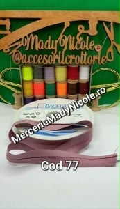 Banda bie bumbac latime 20 mm Cod 77 Cupon 5 metri