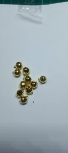Clopotei aurii 8x8mm 10 bucati C18