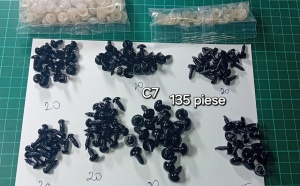 Nas jucarii crosetate Cutie 135 piese C7
