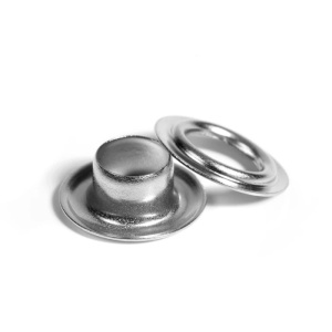 Ocheti metal 8mm Pachet 24 bucati Argintii - Img 2