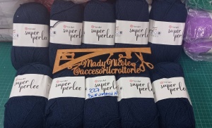 Super Perlee Cod 227 Bleumarin Pachet 5 bobine