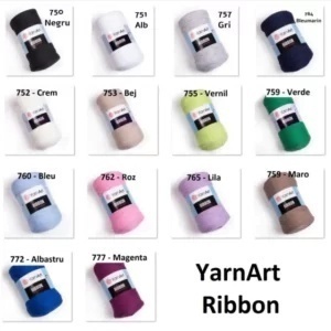 Yarn Art Ribbon Fir tip panglică Cod 777 Magenta - Img 4