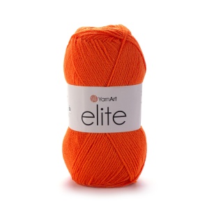 YarnArt Elite Pret 9 lei Bobina ,DOAR la Pachet 5 bobine Cod 8279 Portocaliu Neon
