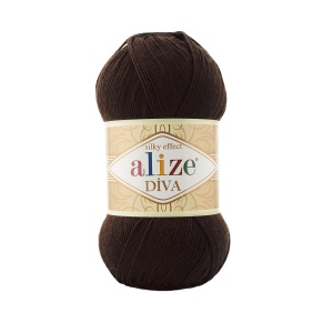 Alize Diva Silky Efect Cod 26 Maro Ciocolata - Img 1