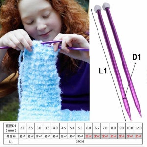 Andrele lungi drepte 35 cm Aluminiu 4,5 mm - Img 5