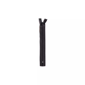 Fermoar ascuns 20 cm Negru
