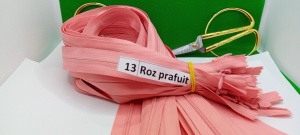 Fermoar ascuns 60 cm 13 Roz Prafuit