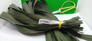 Fermoar ascuns 60 cm 33 Kaki