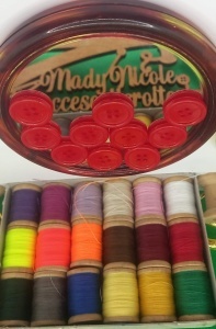 Nasturi Plastic 20 mm Set 10 bucati C17 Rosii - Img 2