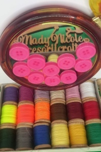 Nasturi Plastic 20 mm Set 10 bucati C17 Roz 2 - Img 2