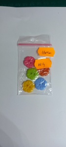 Nasturi Plastic Flori 16mm Set 5 bucati C12 - Img 4