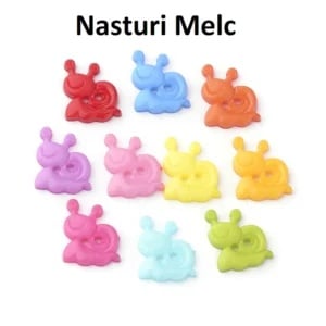 Nasturi plastic Melc set 10 bucati C4 - Img 1