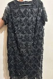 Paiete franjuri pe tulle rigid Negre - Img 3