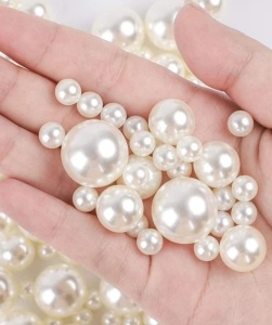 Perle pentru cusut Ivory Dimensiune 4 mm Punga cca 50 gr