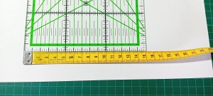 Rigla croitorie patchwork/quilting 15 cm /15 cm - Img 2