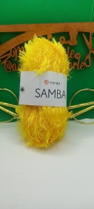 Samba Yarn Art Fir efect tip blanita, Cod 5500 Galben - Img 1