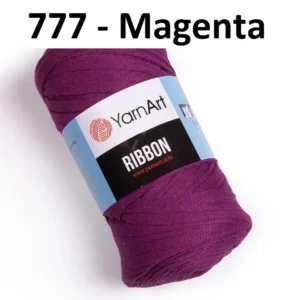 Yarn Art Ribbon Fir tip panglică Cod 777 Magenta