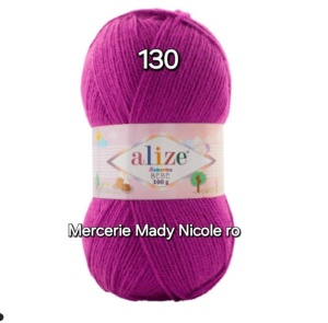 Alize Sekerim Bebe Cod 130 Cyclam Pachet 5 bobine Pret 40 lei - Img 1
