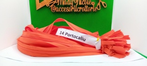 Fermoar ascuns 60 cm 14 Portocaliu