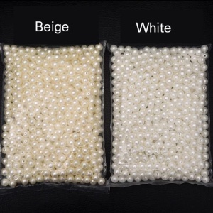 Perle pentru cusut Ivory Dimensiune 10 mm Punga cca 50 gr - Img 5