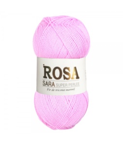 Rosa Sara Super Perle Cod 201 Roz Pachet 5 bobine - Img 1
