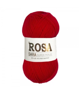 Rosa Sara Super Perle Cod 62 Rosu Pachet 5 bobine - Img 1