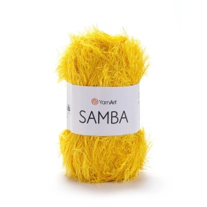Samba Yarn Art Fir efect tip blanita, Cod 5500 Galben - Img 2