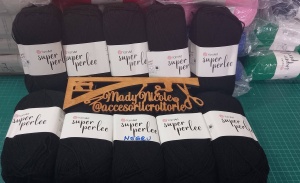 Super Perlee Cod 30 Negru Pachet 5 bobine 9 Lei Bobina/45 lei Pachet