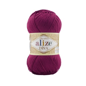 Alize Diva Silky Efect Cod 326 Fucsia - Img 1