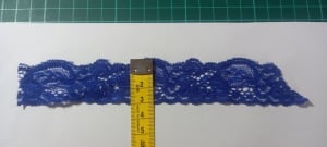 Dantela elastica Albastra Latime 3 cm Model 32 Rola 10,7m