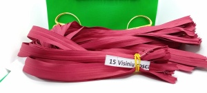 Fermoar ascuns 60 cm 15 Visiniu Roscat