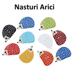 Nasturi Lemn Arici Set 5 bucati C14
