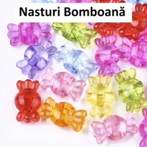Nasturi Plastic Bomboane Set 5 bucati C12 - Img 1