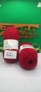 Rosa Sara Super Perle Cod 62 Rosu Pachet 5 bobine - Img 2