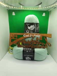 Athena Fir acril Pachet 5 bobine 100gr /300 m Cod 21 Fistic