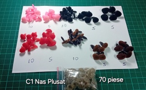 Nas plusat jucarii crosetate Cutie 70 piese C1
