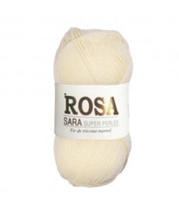 Rosa Sara Super Perle Cod 226 Crem Pachet 5 bobine - Img 1
