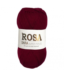 Rosa Sara Super Perle Cod 43 Visiniu Pachet 5 bobine - Img 1